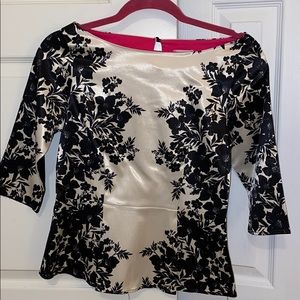 Peplum Evening Top